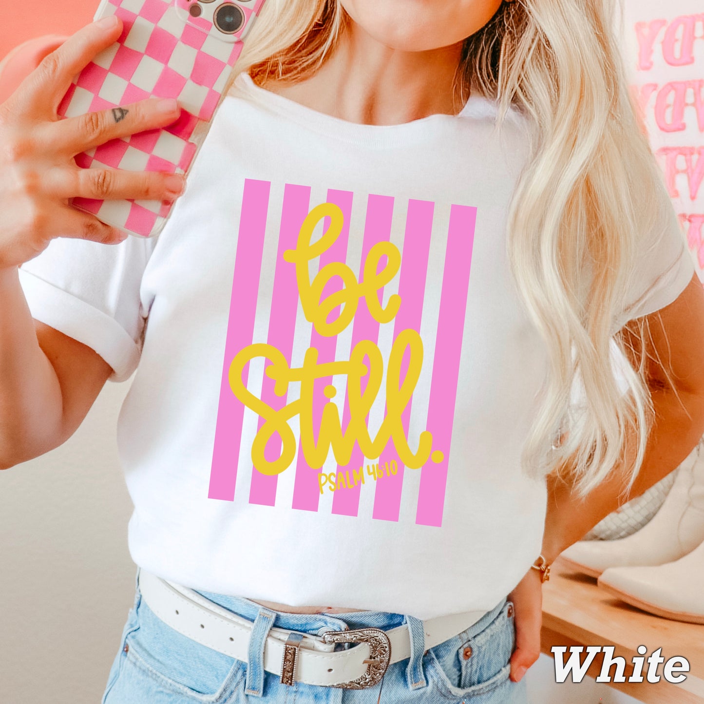 Be Still Comfort Color Graphic Tee