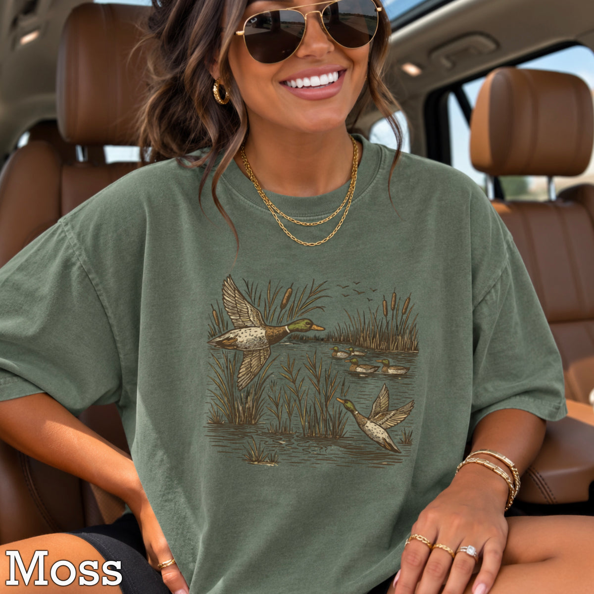 Mallard Ducks Comfort Color Graphic Tee