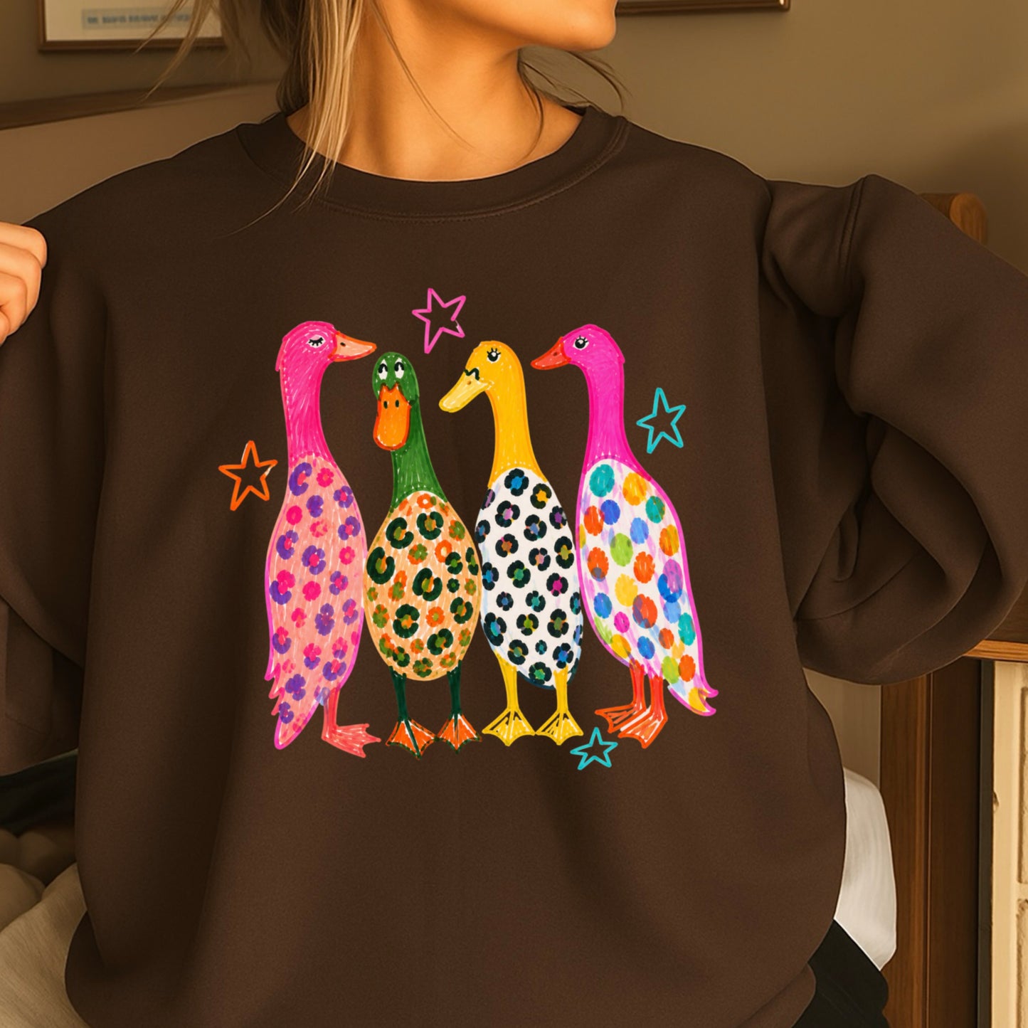 Mallard Ducks Crewneck Sweatshirt