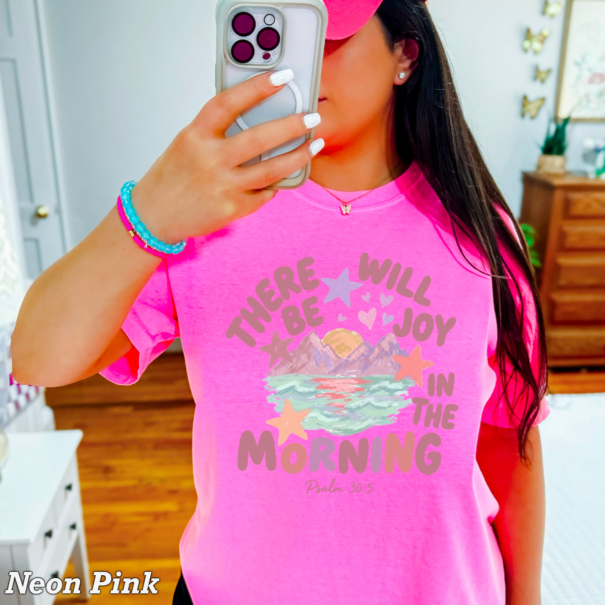 There Will Be Joy In The Morning Christian Comfort Color Graphic Tee