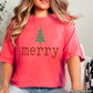 Merry Comfort Color Graphic Tee