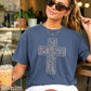 Camo Cross Christian Comfort Color Graphic Tee