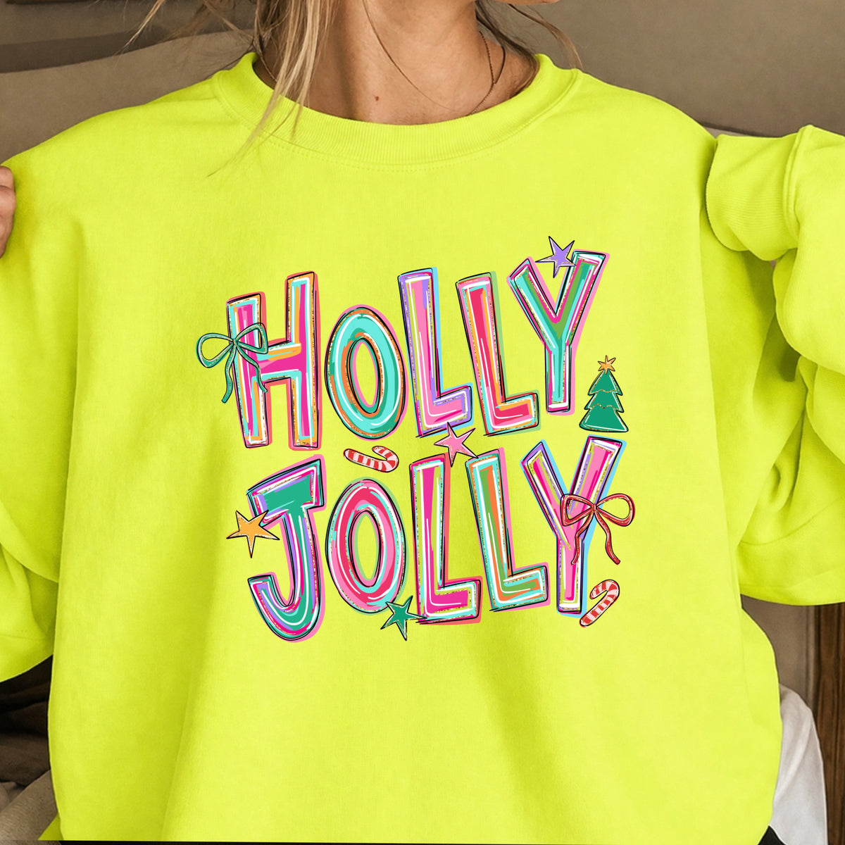 Holly Jolly Christmas Crewneck Sweatshirt