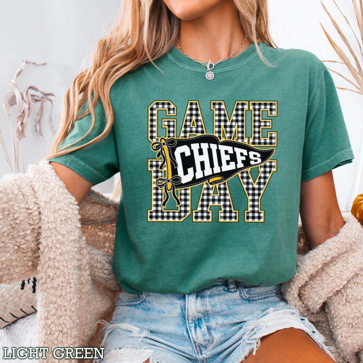 Chiefs Comfort Color Graphic Tee