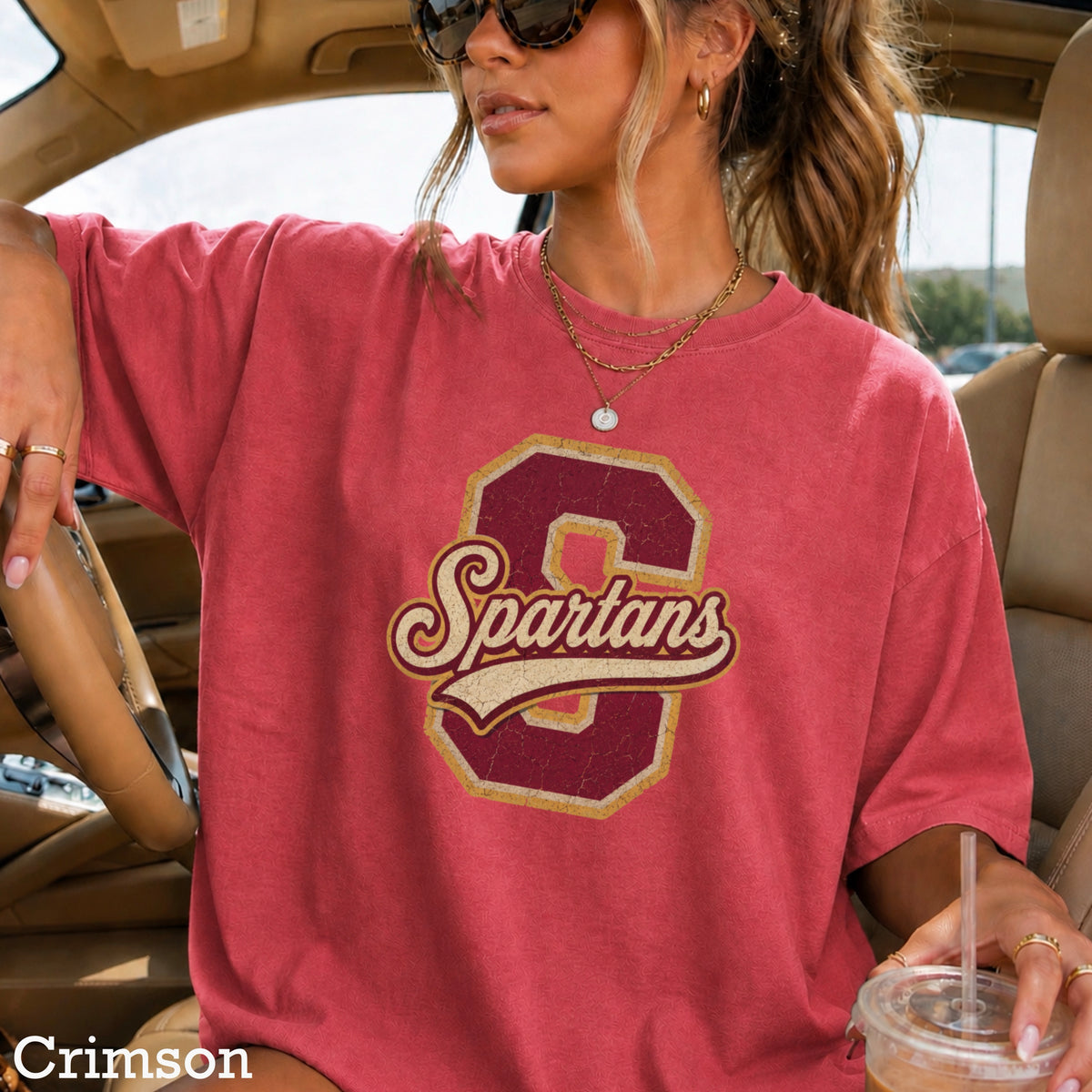 Spartans Comfort Color Graphic Tee