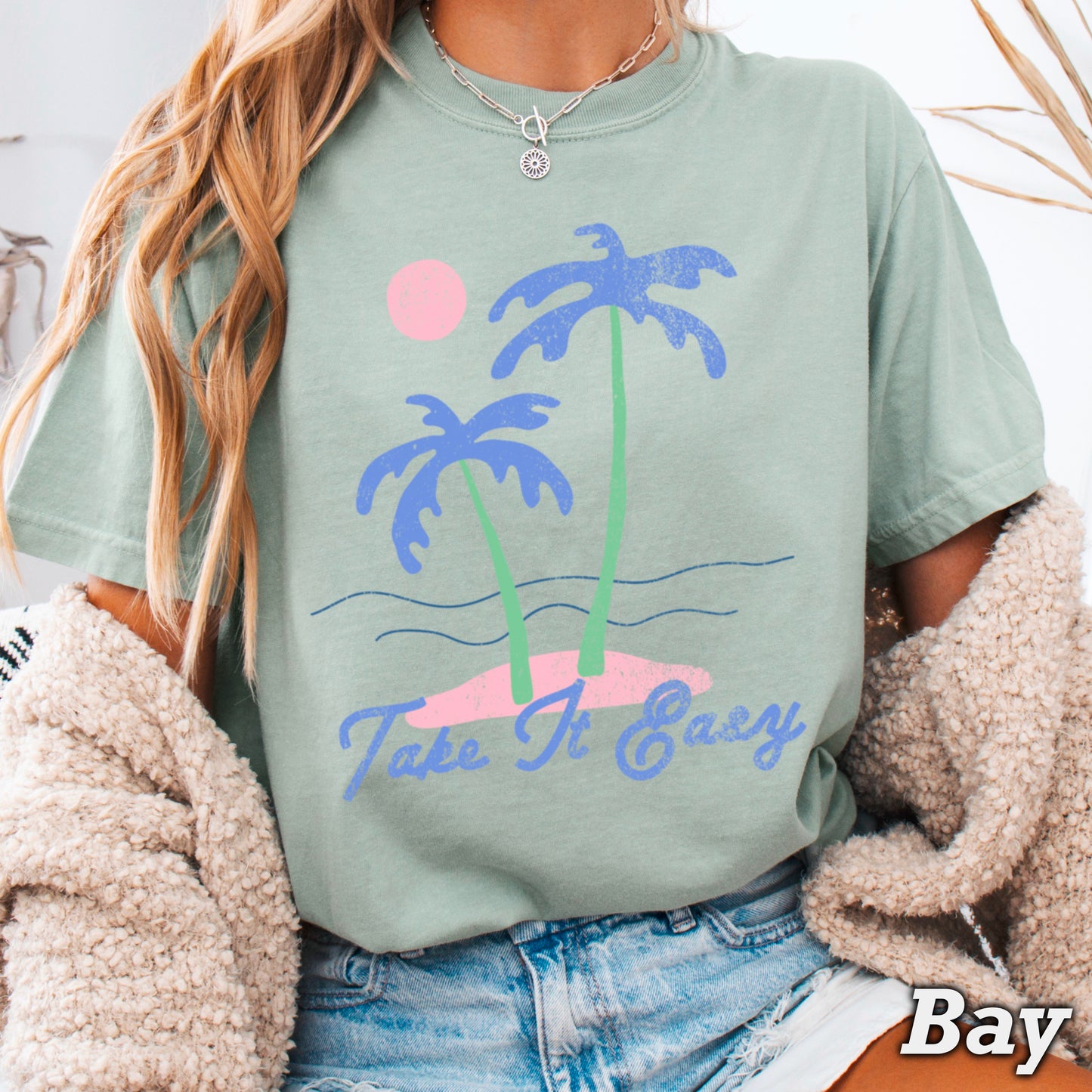 Take It Easy Comfort Color Graphic Tee