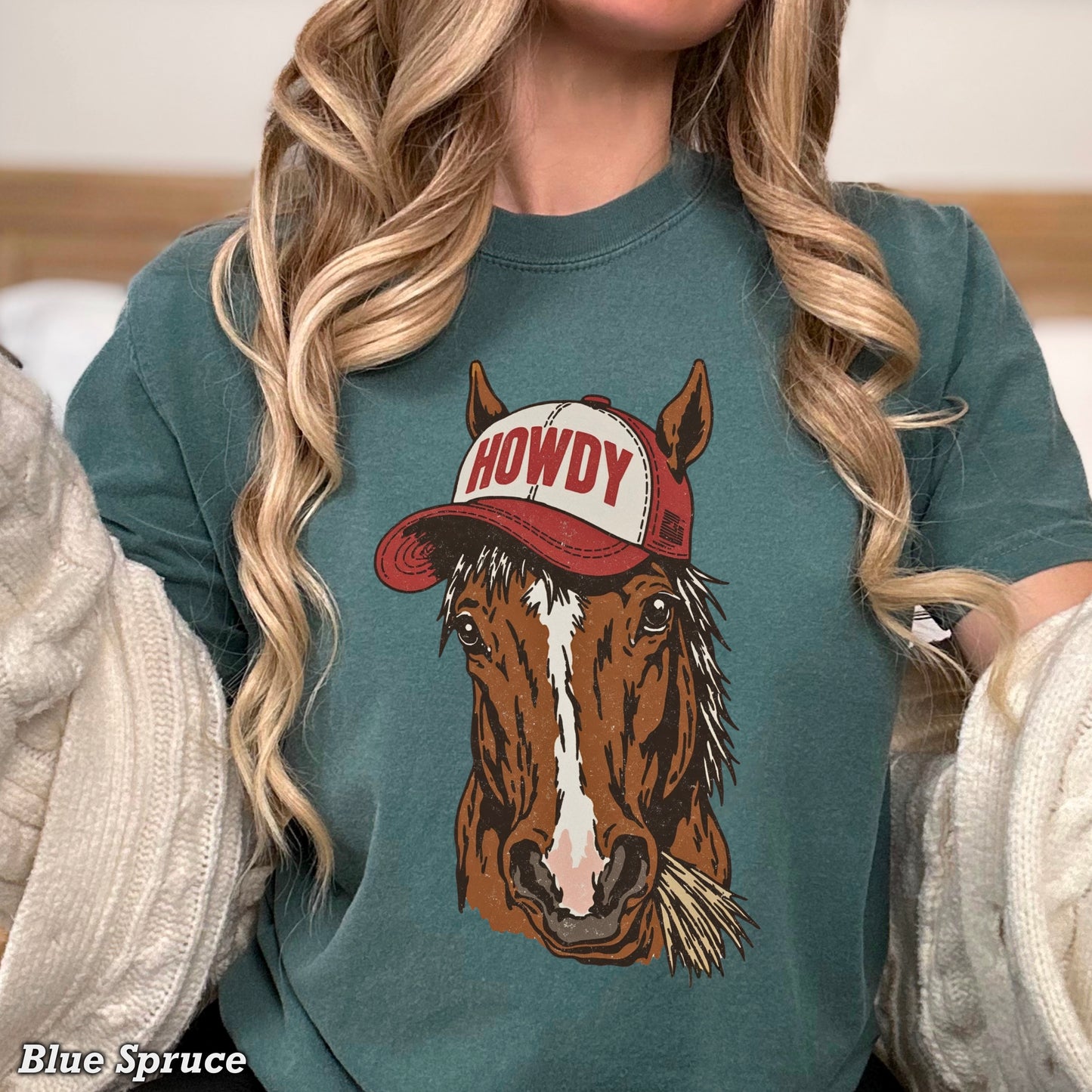 Howdy Horse Comfort Color Graphic Tee