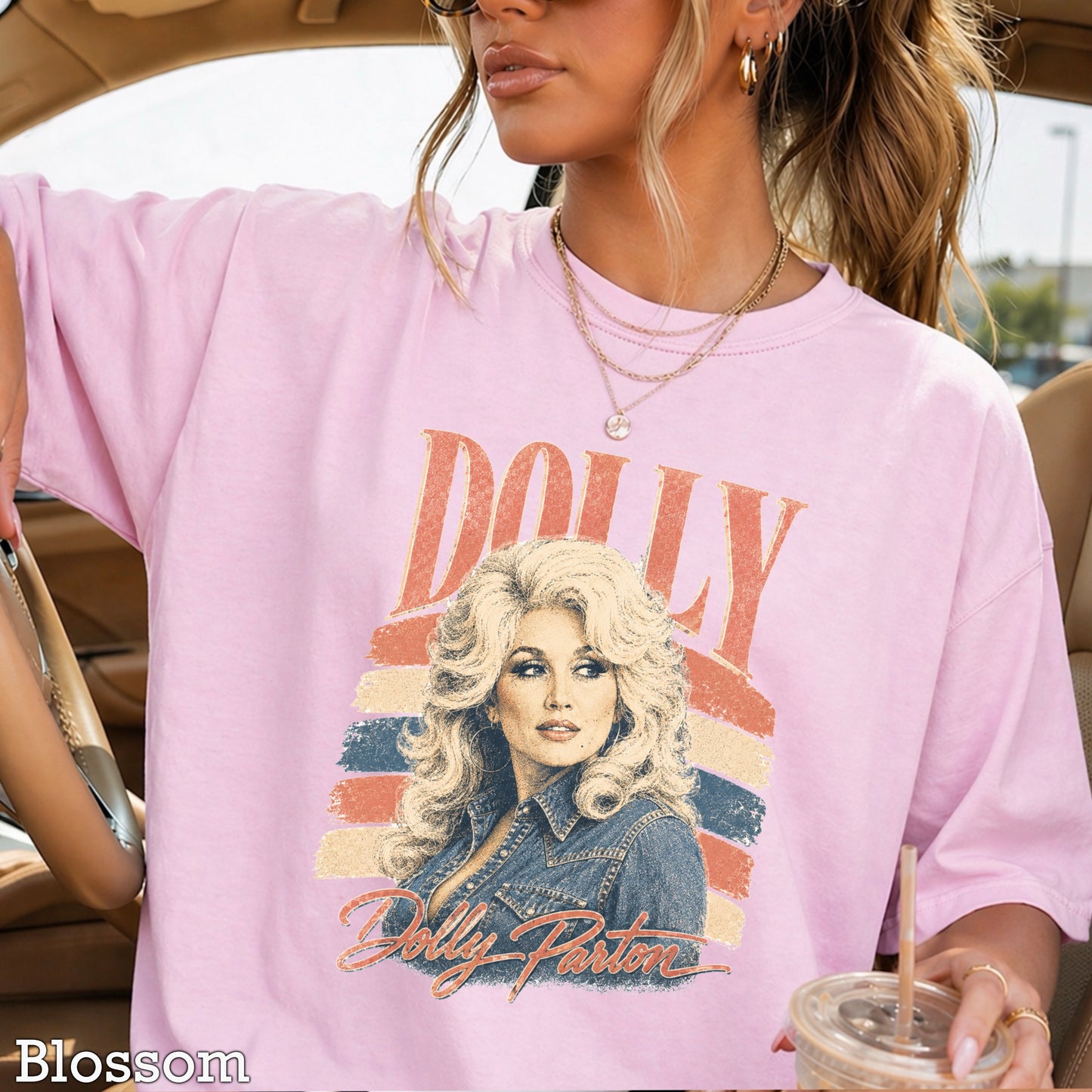 Retro Dolly Comfort Color Graphic Tee