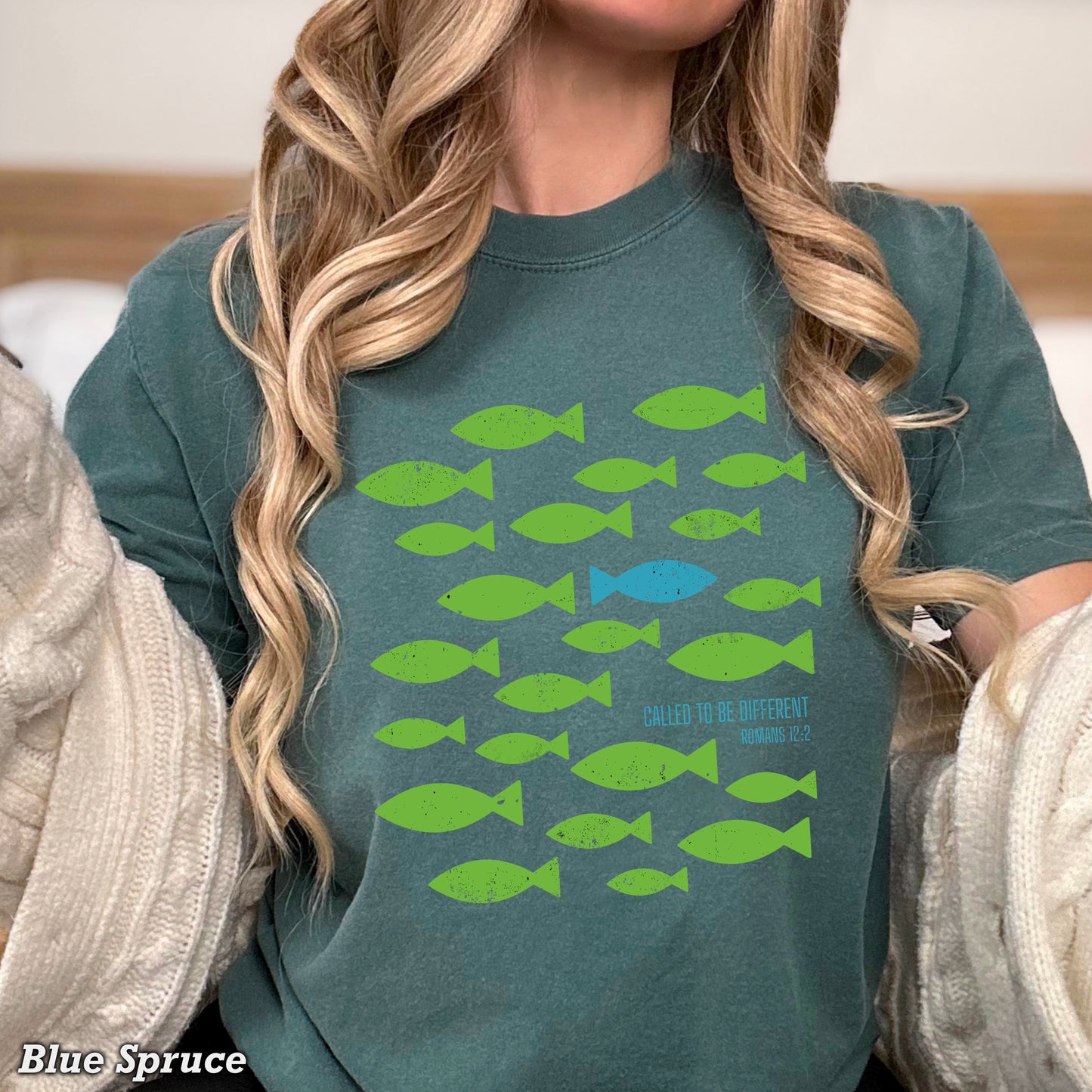 Called To Be Different Christian Comfort Color Graphic Tee