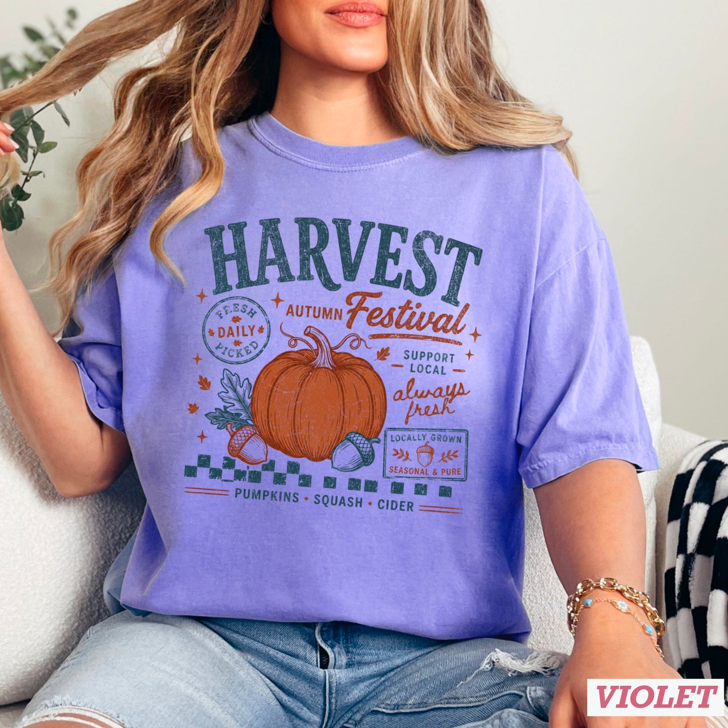 Harvest Festival Comfort Color Graphic Tee