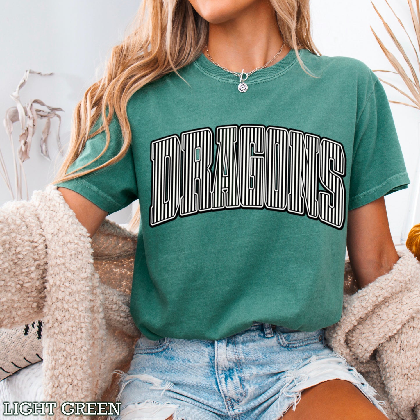 Dragons Comfort Color Graphic Tee
