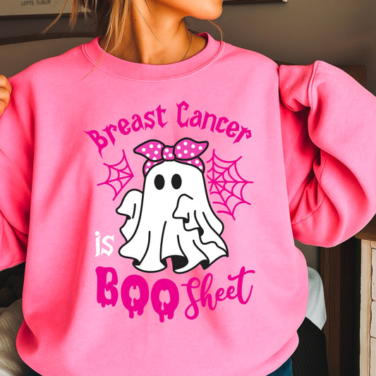 Breast Cancer Is Boo-Sheet Crewneck Sweatshirt