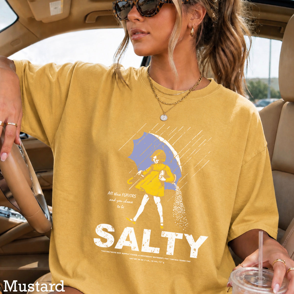 Salty Comfort Color Graphic Tee
