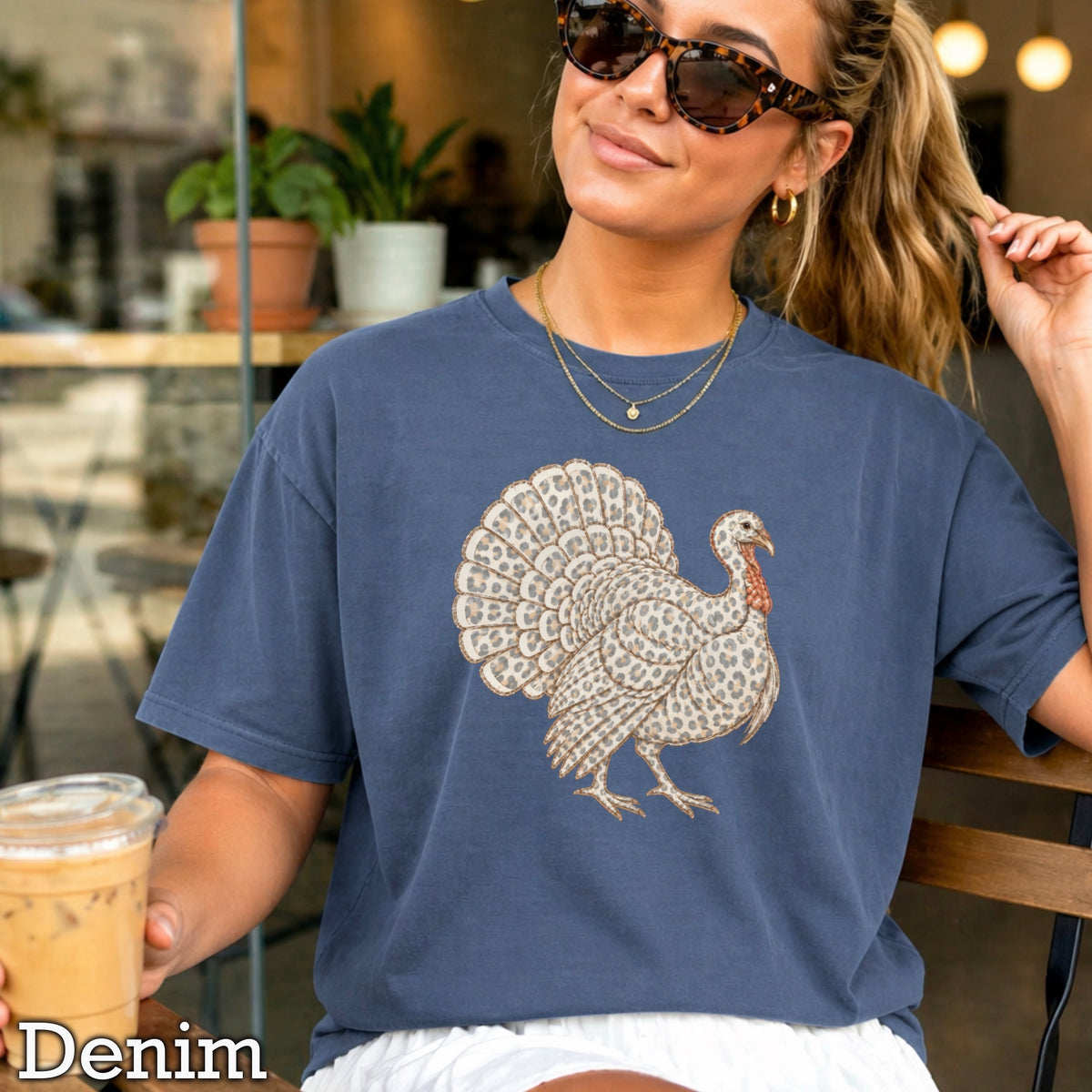 Turkey Thanksgiving Comfort Color Graphic Tee