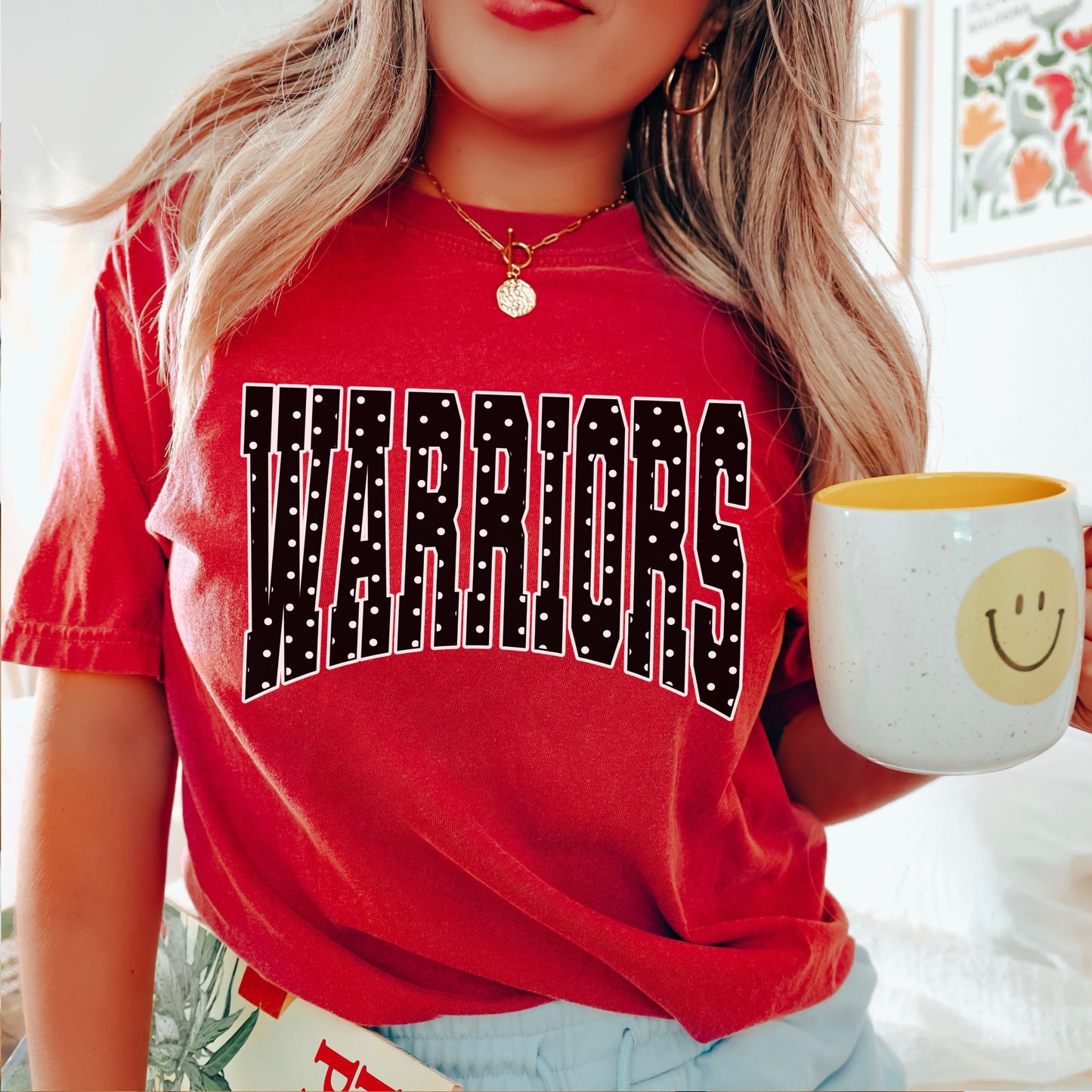 Warriors Comfort Color Graphic Tee