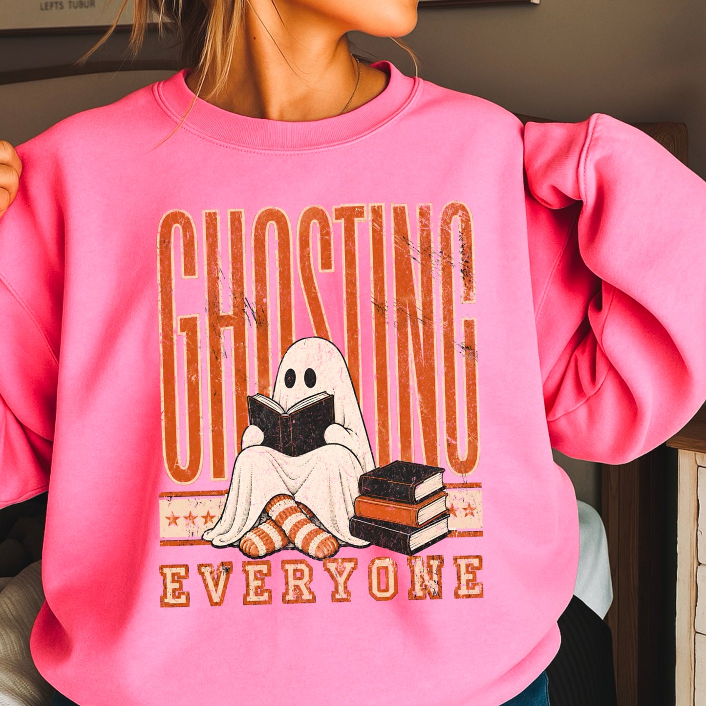 Ghosting Everyone Halloween Sweatshirt