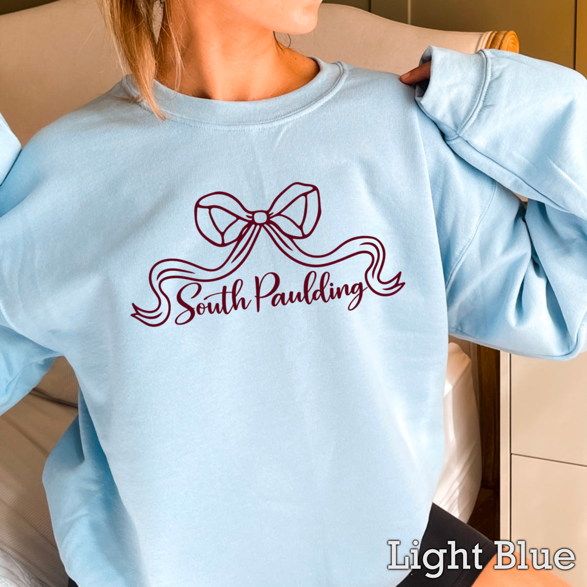Spartans Coquette Bow Crewneck Sweatshirt