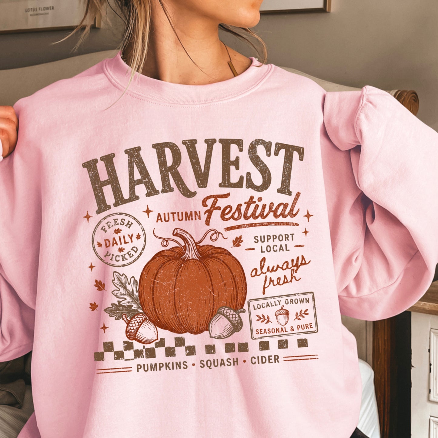 Harvest Festival Fall Crewneck Sweatshirt