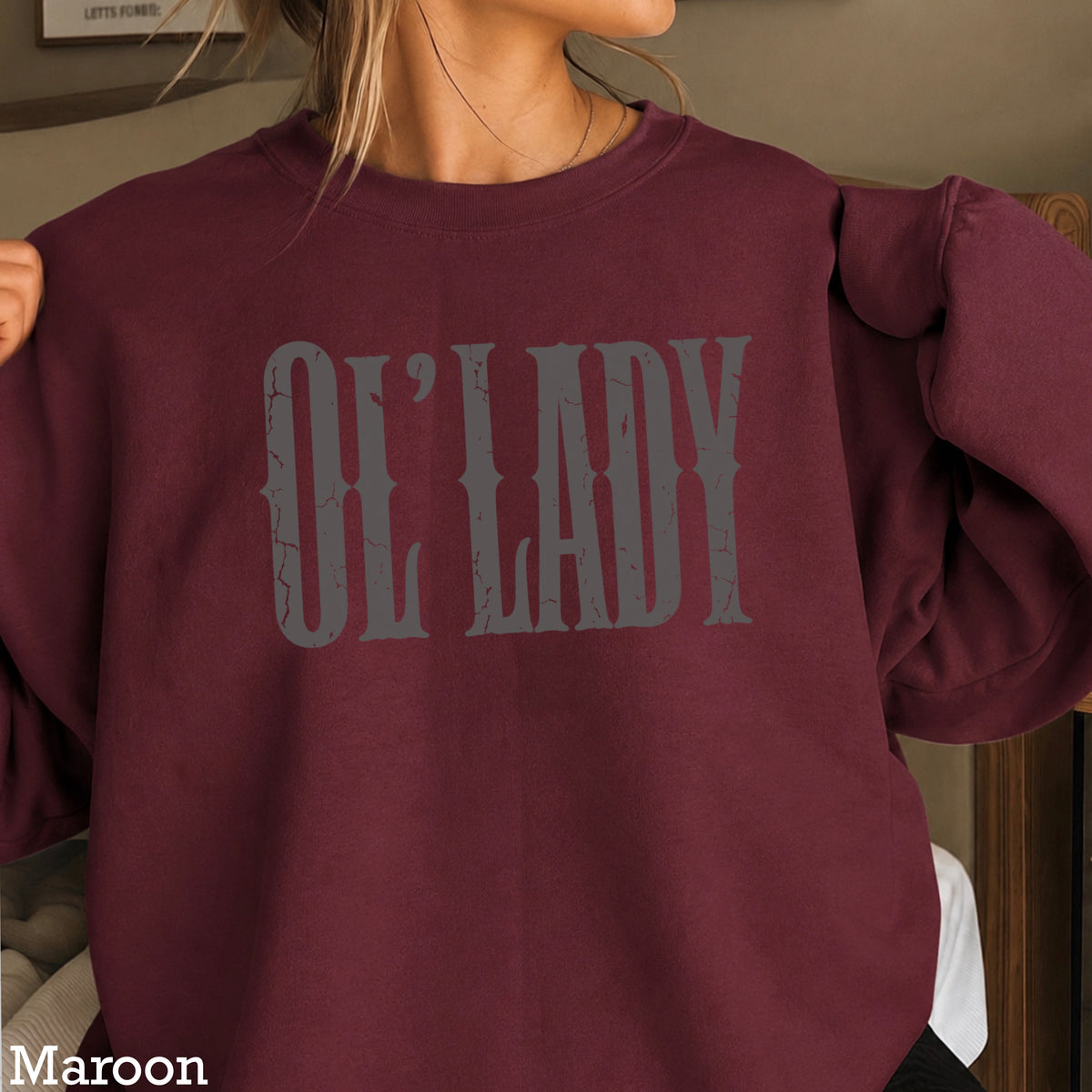 Ol’ Lady Crewneck Sweatshirt