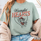 Wranglin Hearts Valentine’s Day Comfort Color Graphic Tee