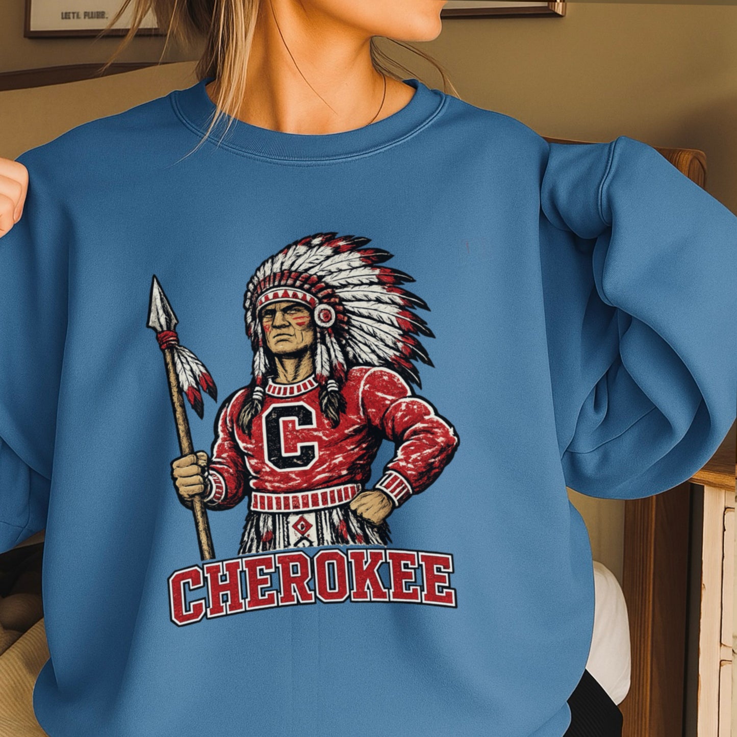 Cherokee Warriors Crewneck Sweatshirt