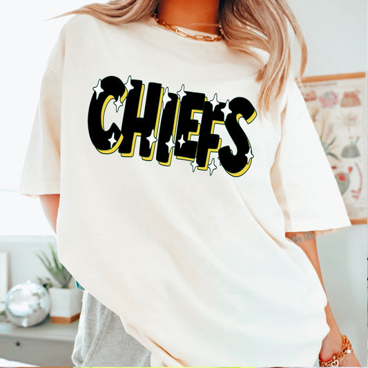 Chiefs  Comfort Color Graphic Tee