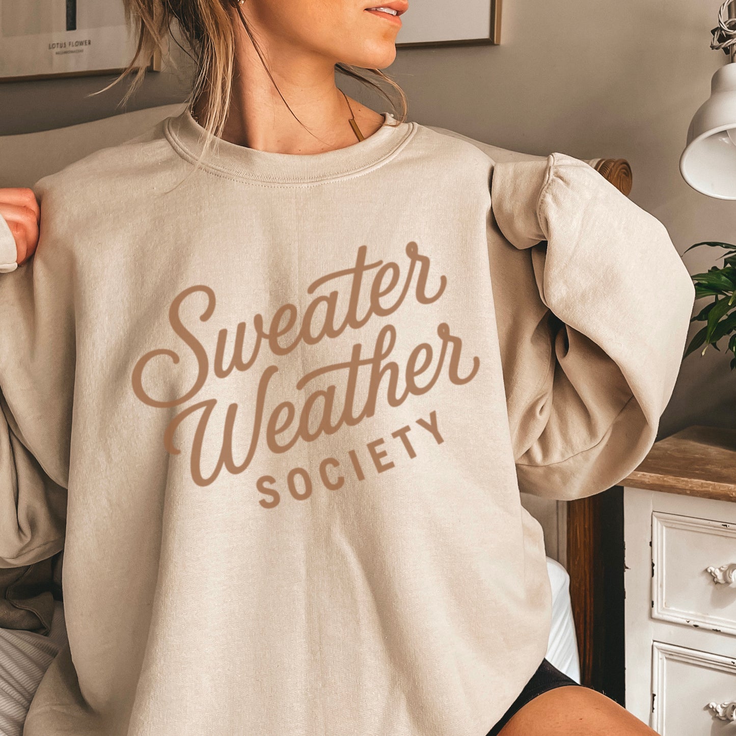 Sweater Weather Society Crewneck Sweatshirt