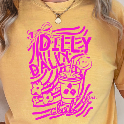 Dilly Dally Club Comfort Color Graphic Tee
