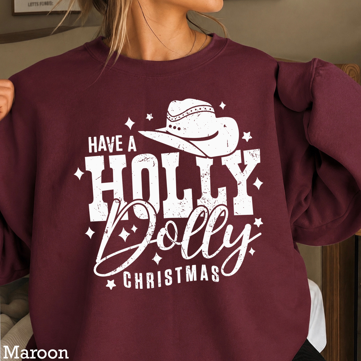 Have A Holly Christmas Crewneck Sweatshirt