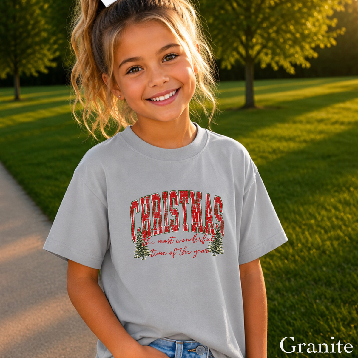 It's The Most Wonderful Time Of The Year Christmas Youth Comfort Color T-Shirt