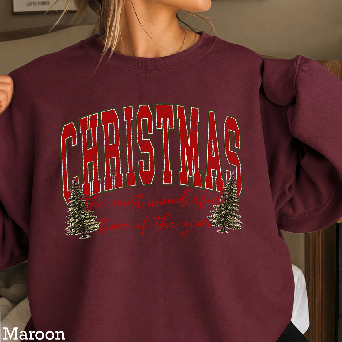 The Most Wonderful Time Of The Year Christmas Crewneck Sweatshirt