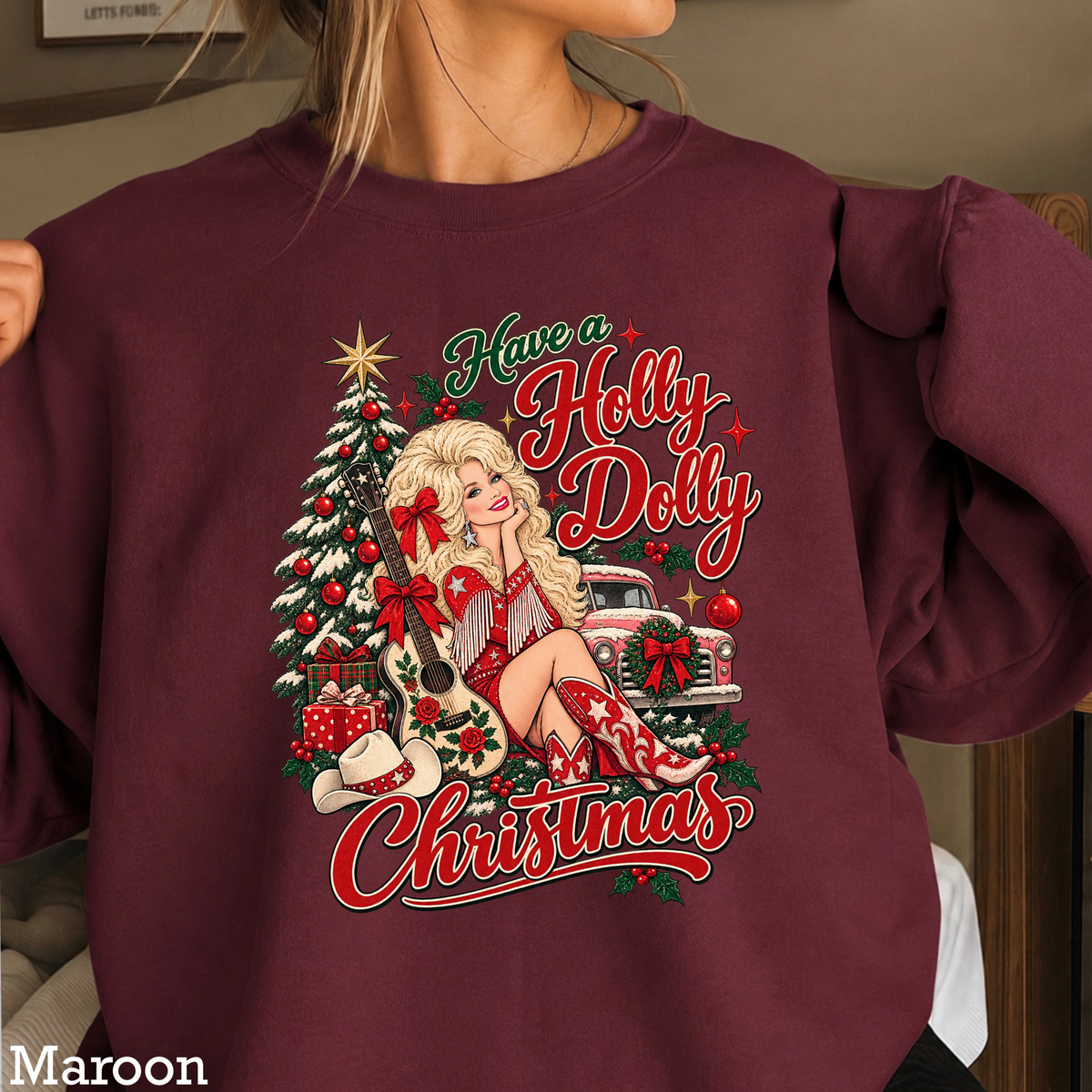 Have A Holly Christmas Crewneck Sweatshirt
