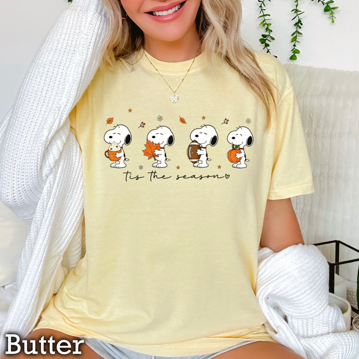 Tis The Season Fall Comfort Color Graphic Tee