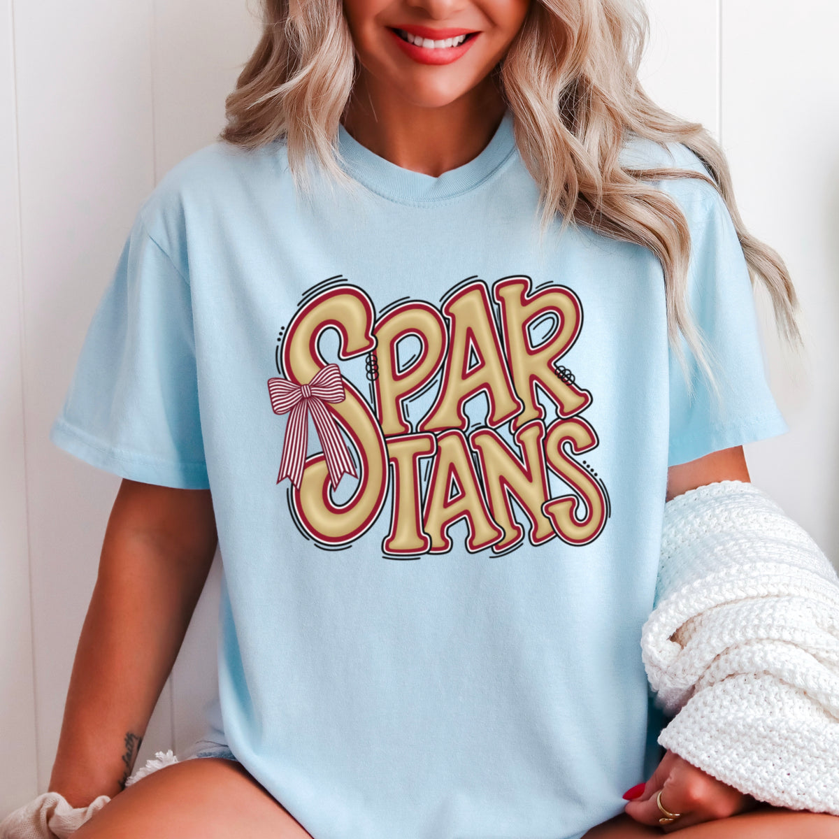 Spartans Comfort Color Graphic Tee