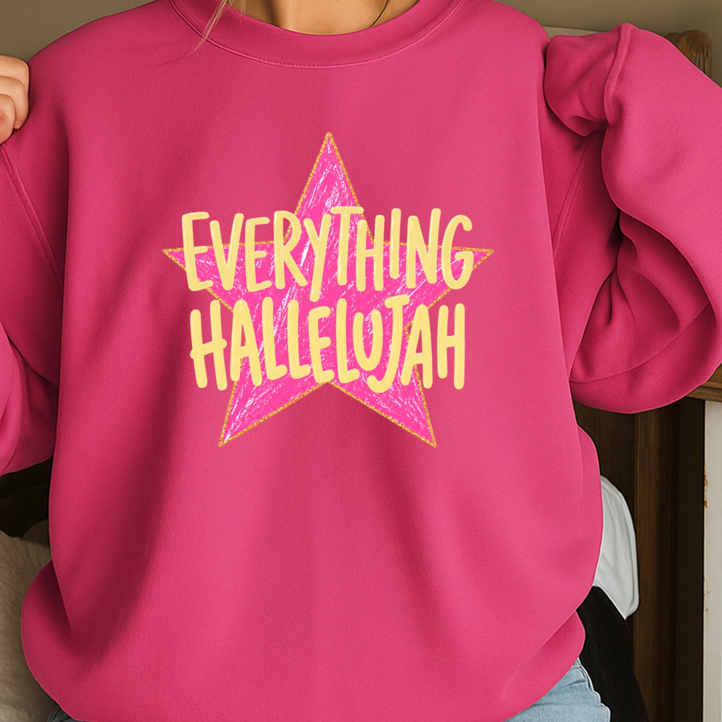 Everything Hallelujah Crewneck Sweatshirt