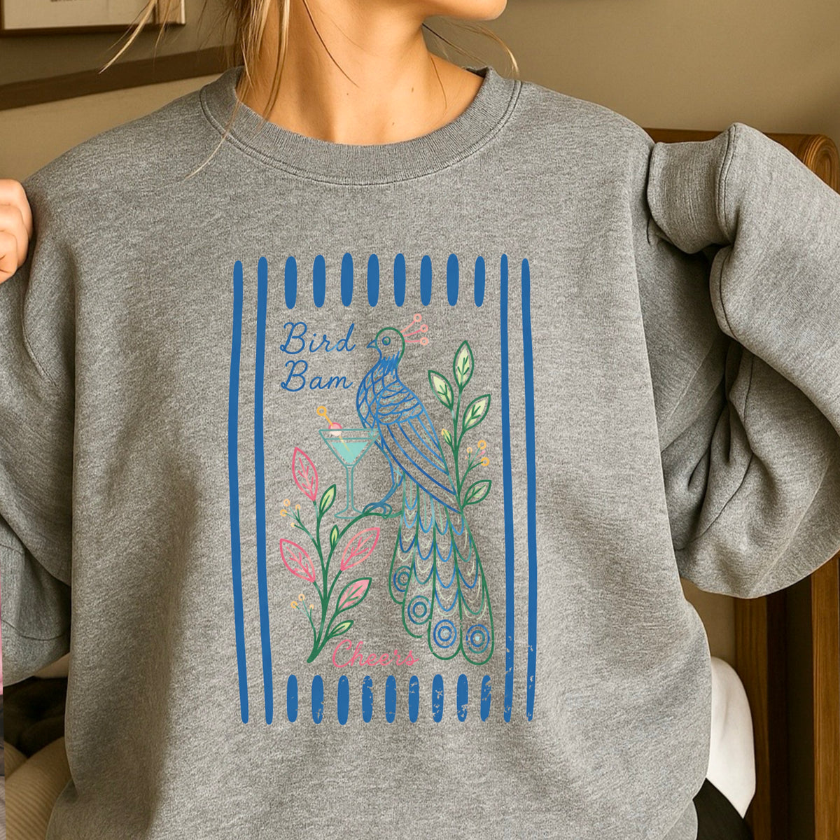 Mahjong Bam Bird Sweatshirt