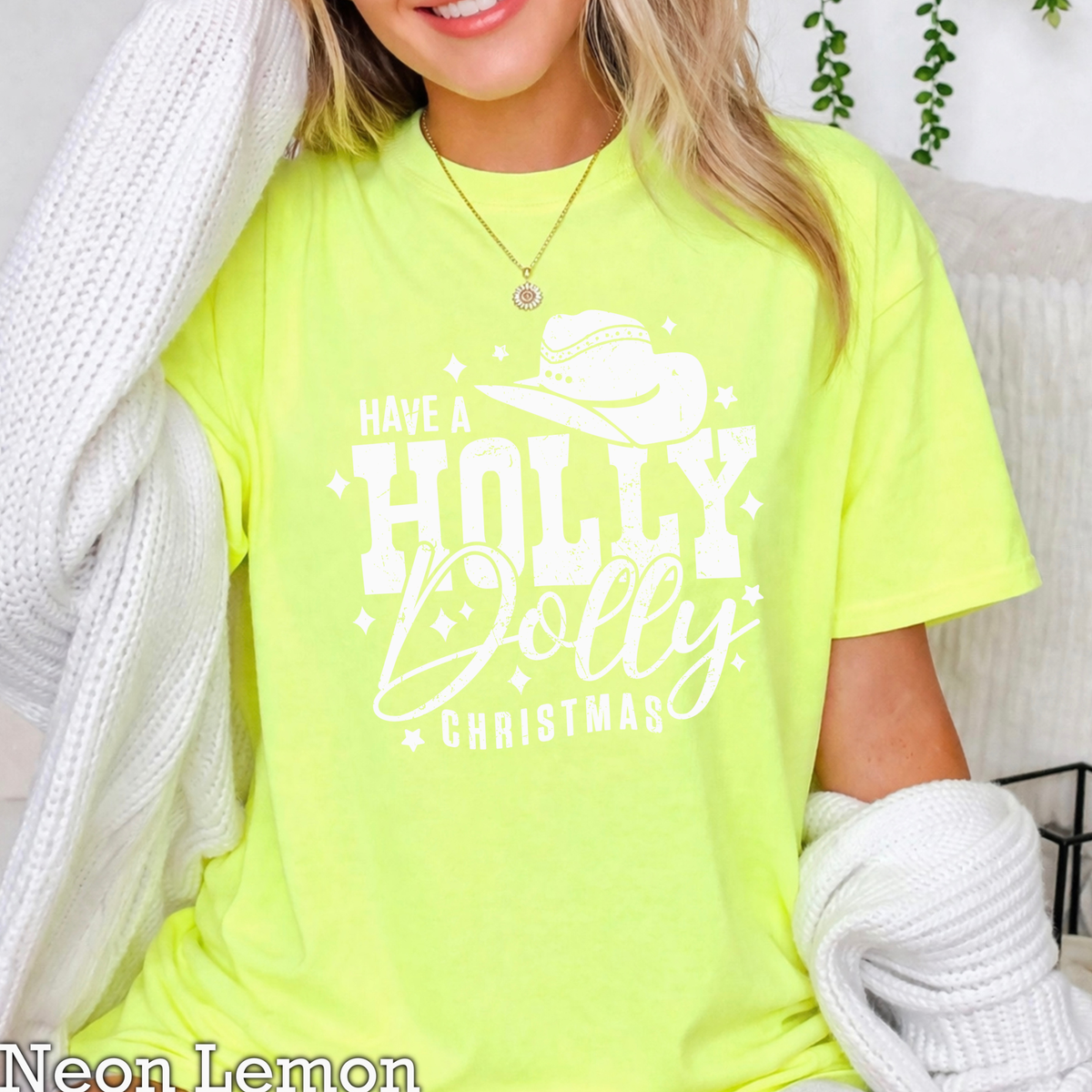 Have A Holly Christmas Comfort Color Graphic Tee