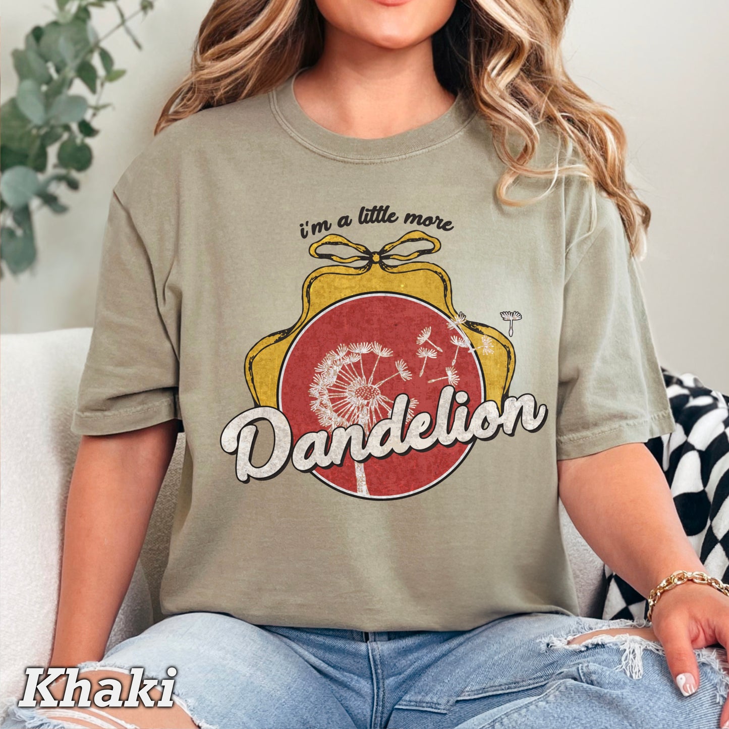 I’m A Little More Dandelion Comfort Color Graphic Tee