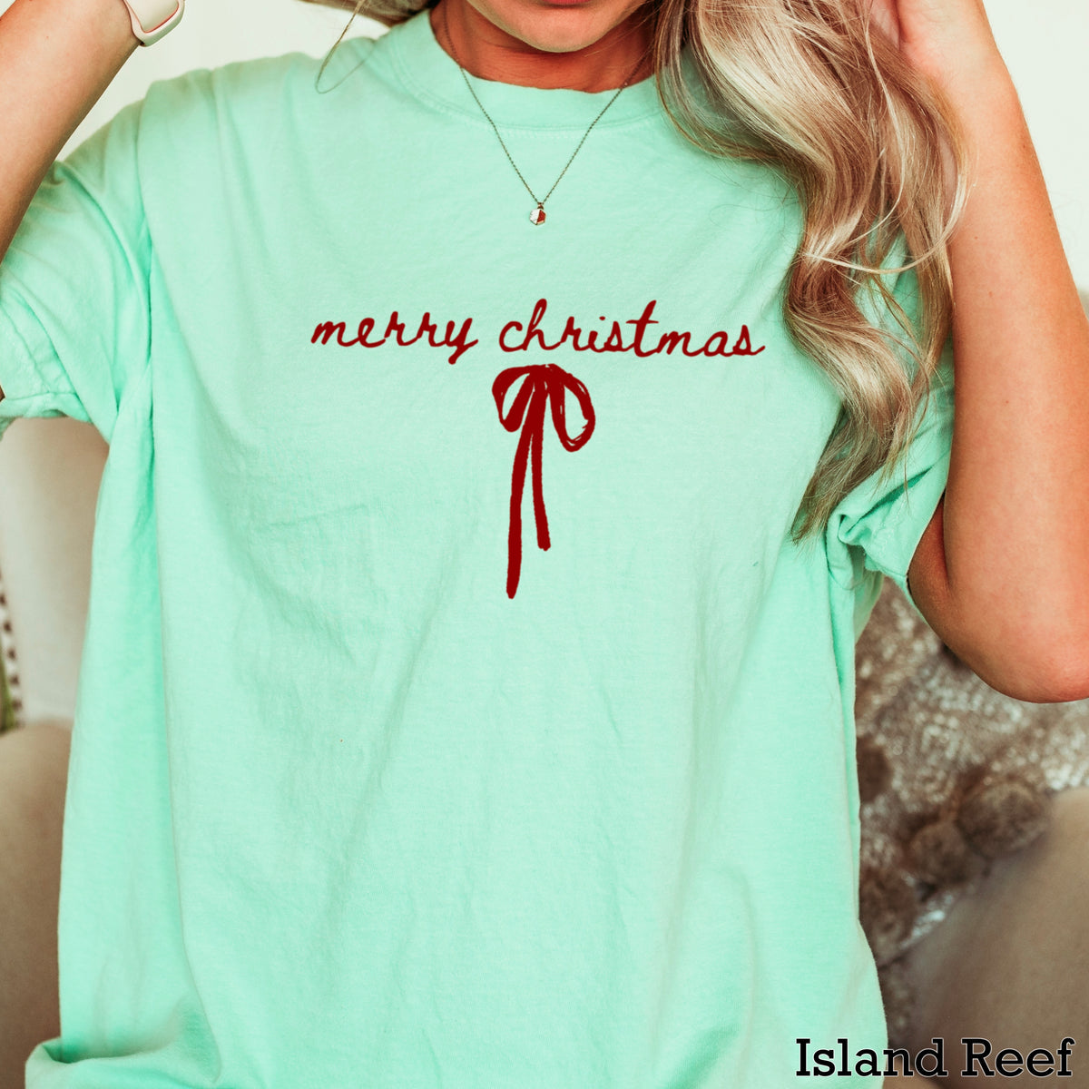Merry Christmas Comfort Color Graphic Tee