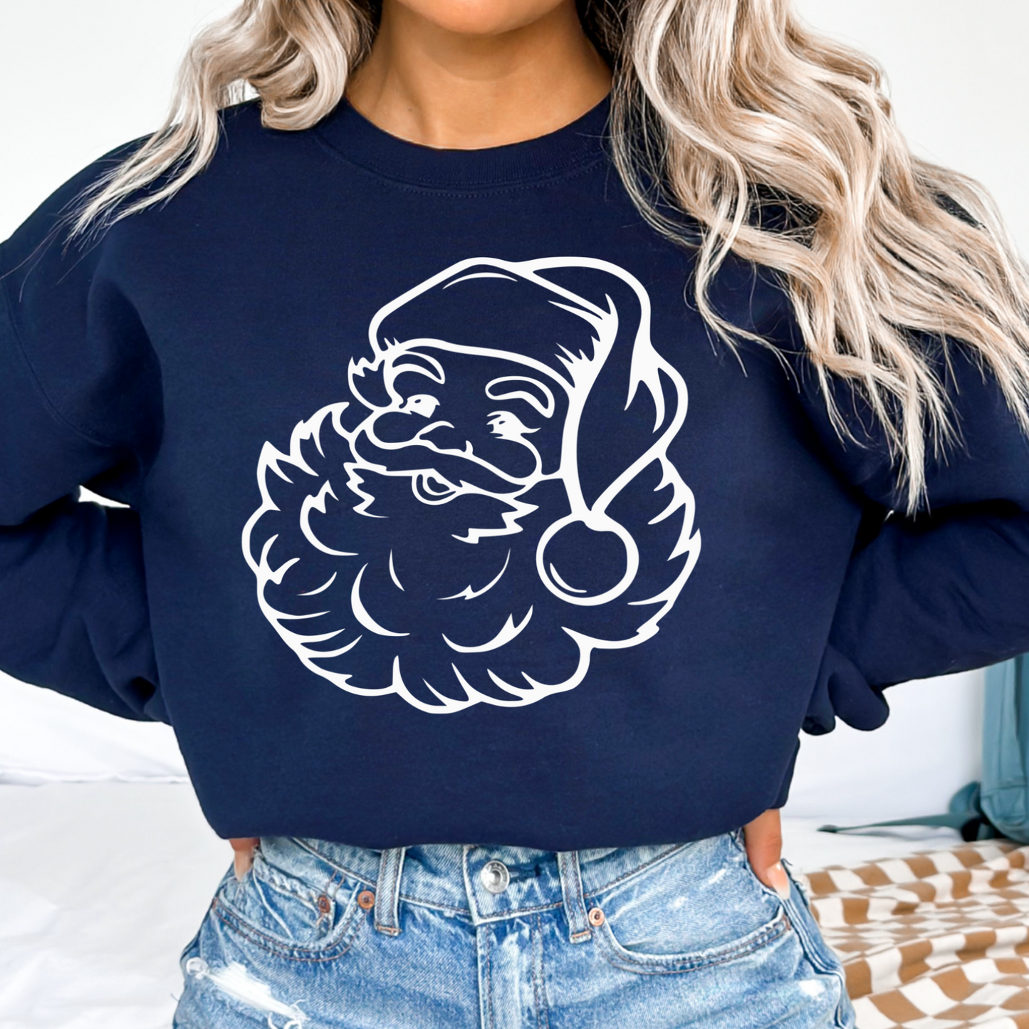 Vintage Santa Crewneck Sweatshirt