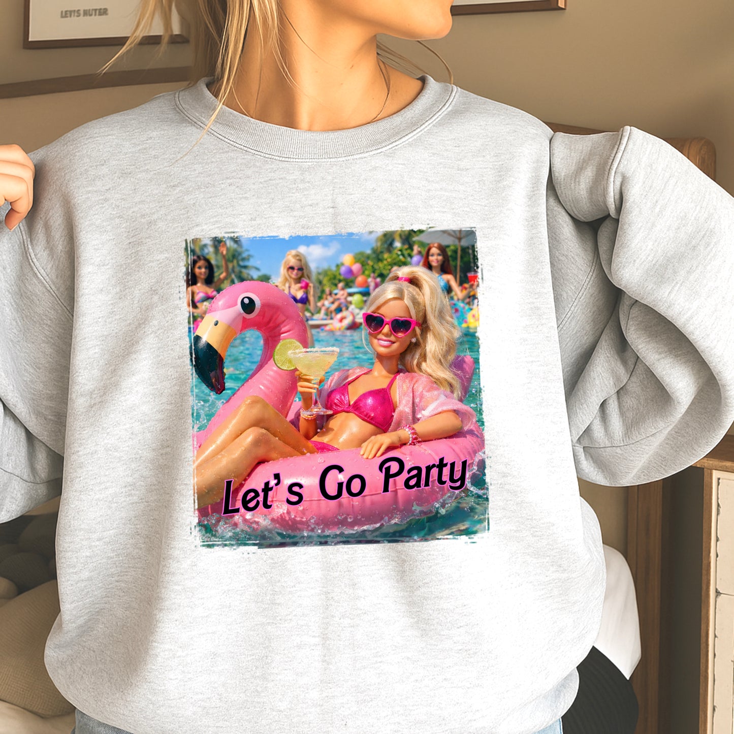 Let’s Go Party Crewneck Sweatshirt