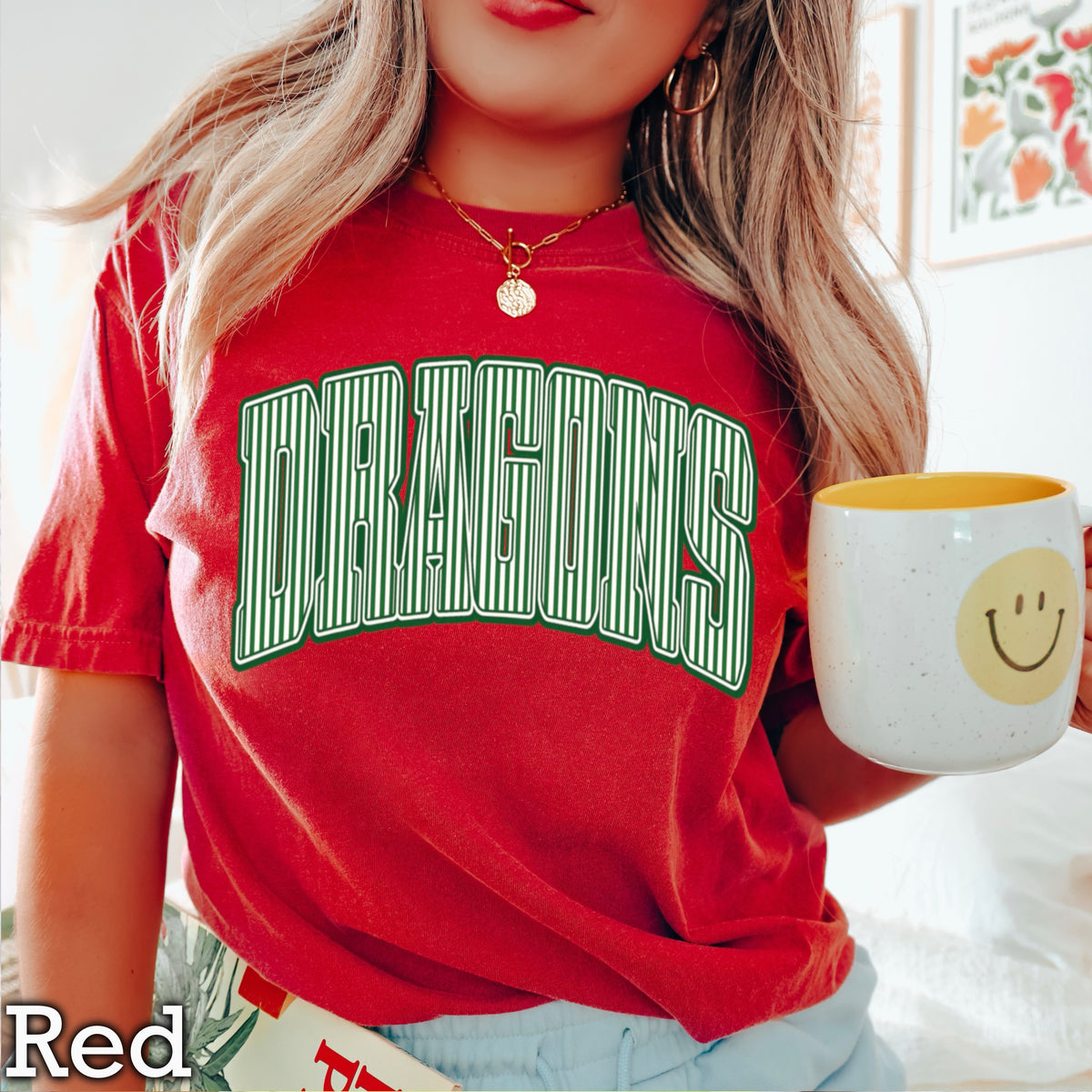 Dragons Comfort Color Graphic Tee