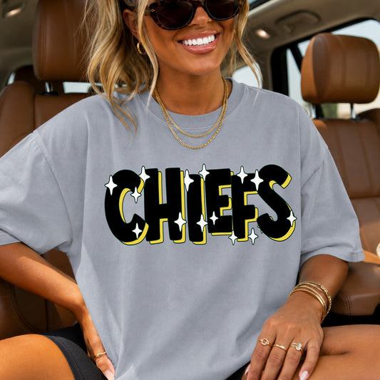 Chiefs  Comfort Color Graphic Tee