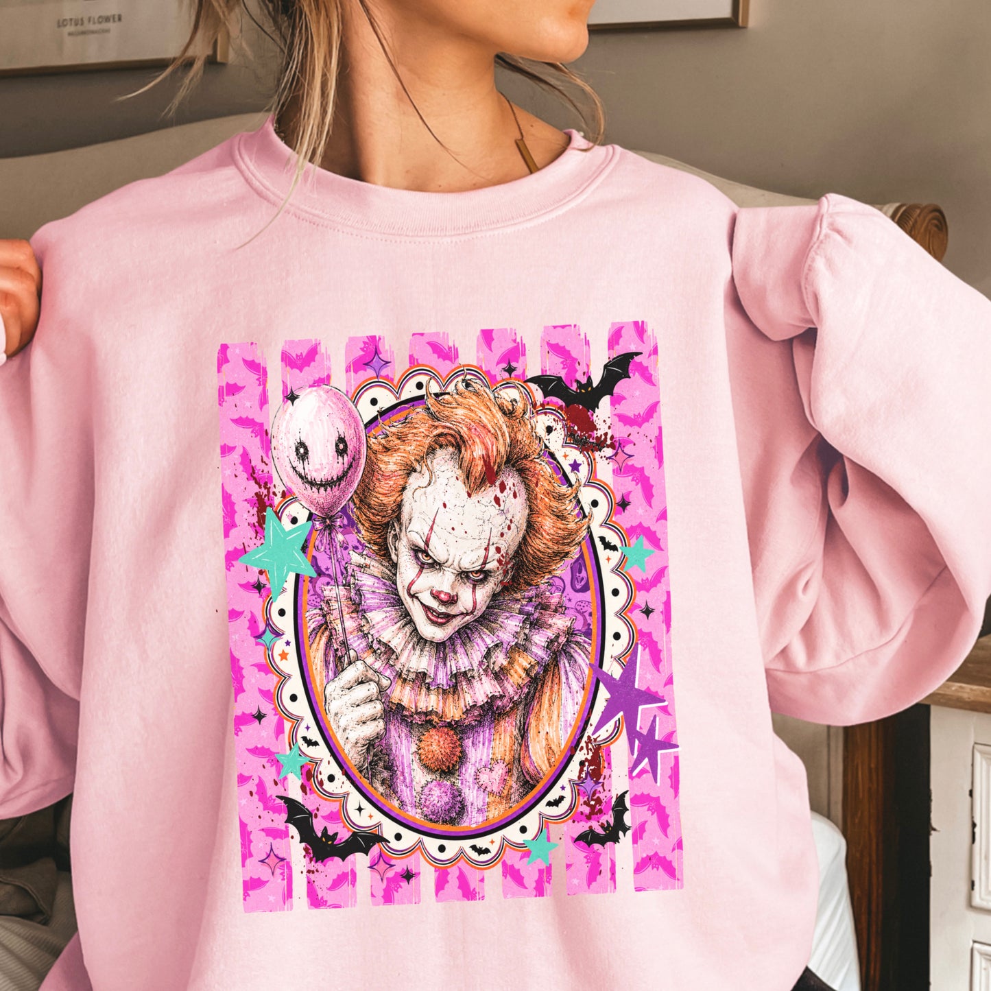Horror Film Character Crewneck Sweatshirt