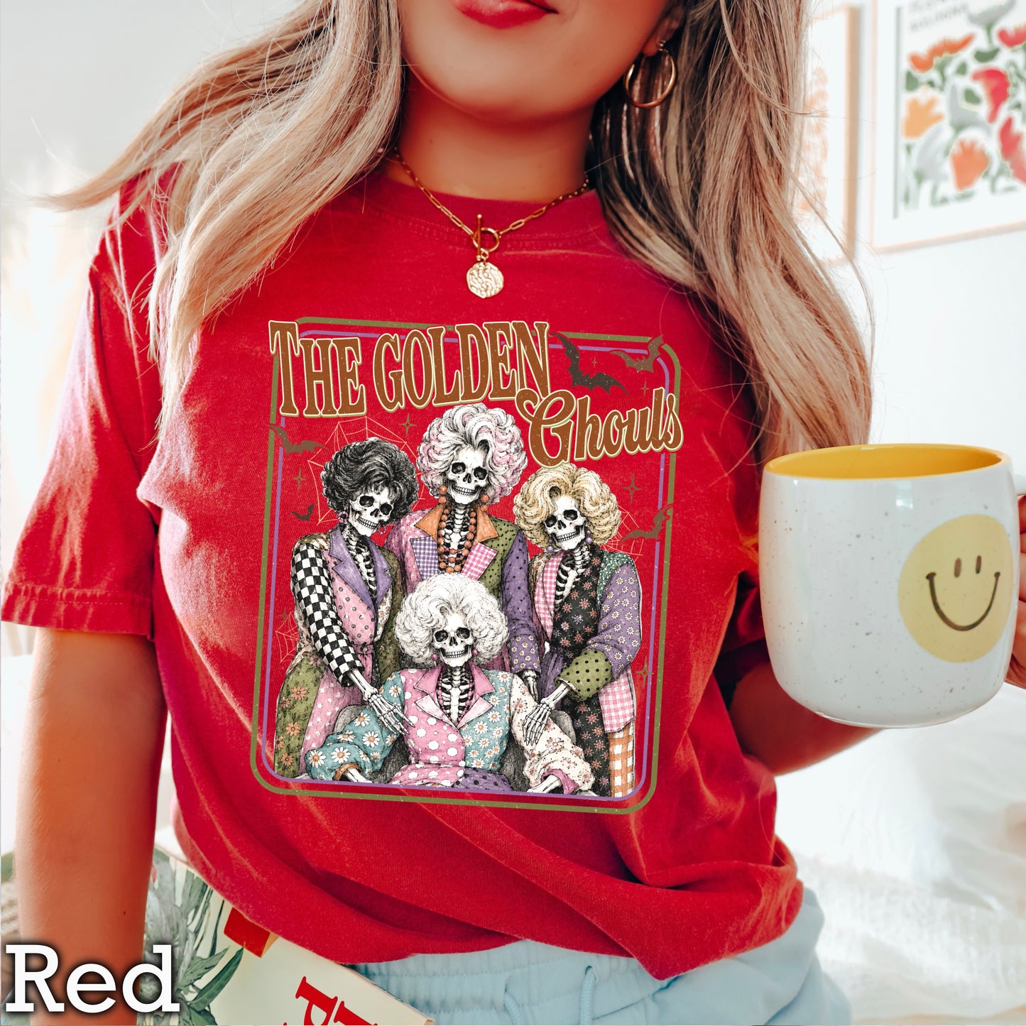 The Golden Ghouls Comfort Color Graphic Tee