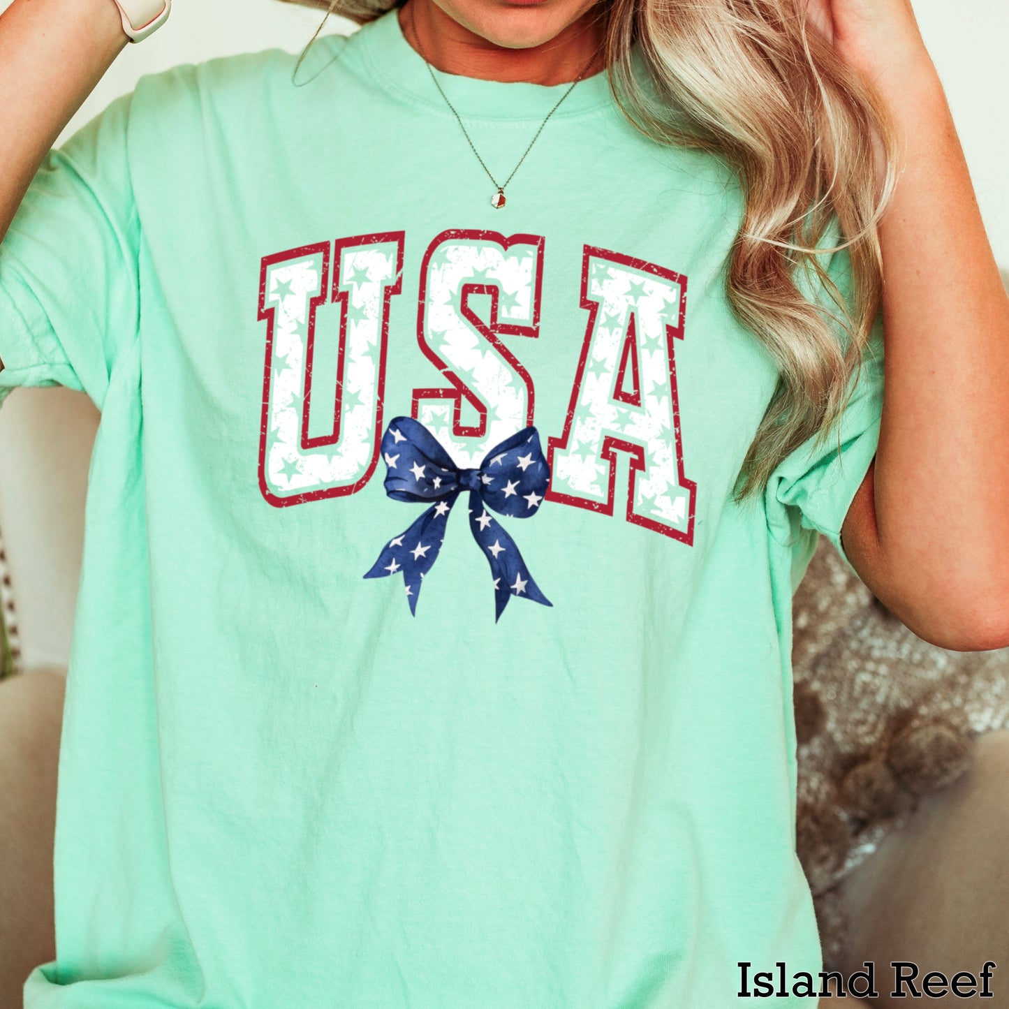 USA Patriotic Comfort Color Graphic Tee