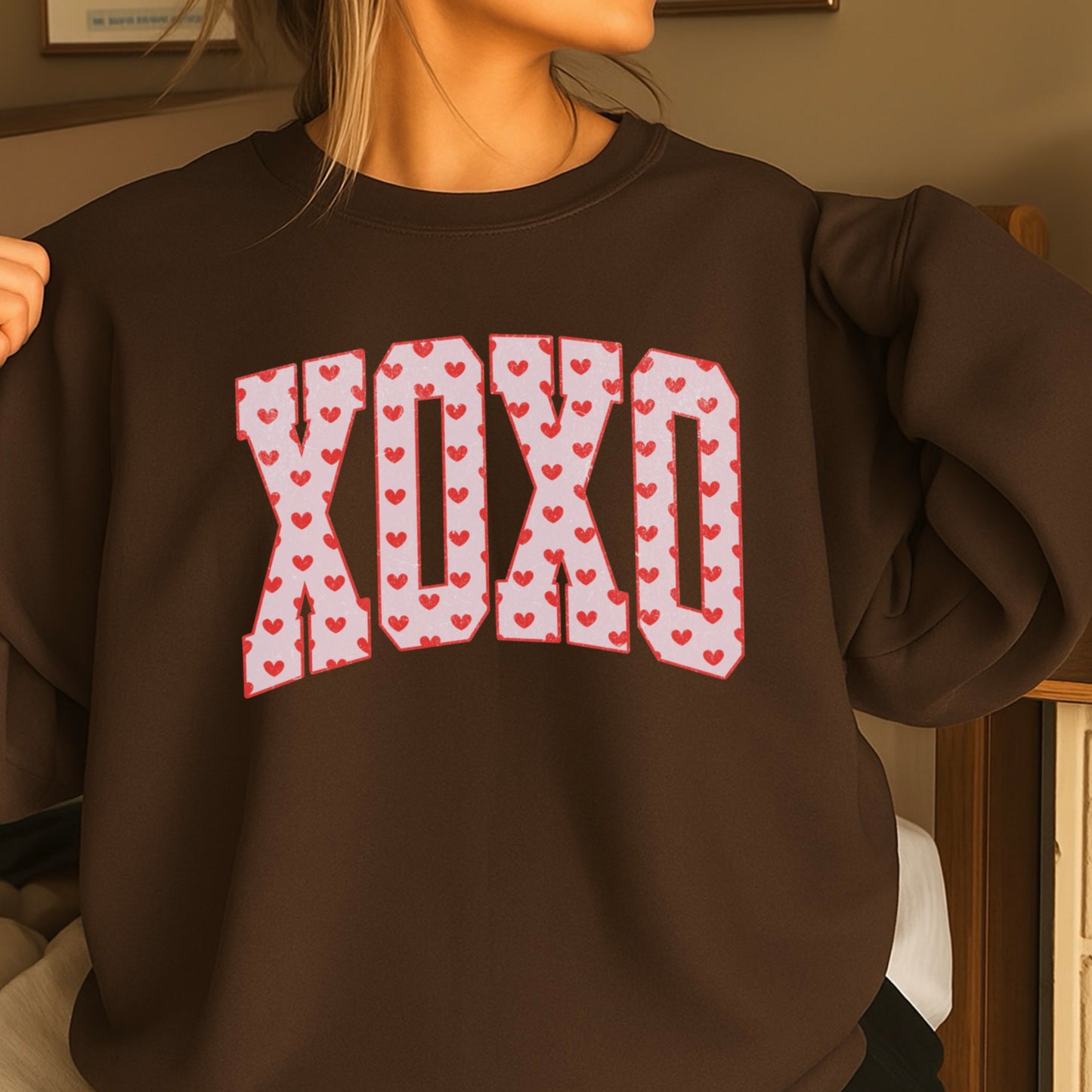 Xoxo Valentine’s Day Crewneck Sweatshirt