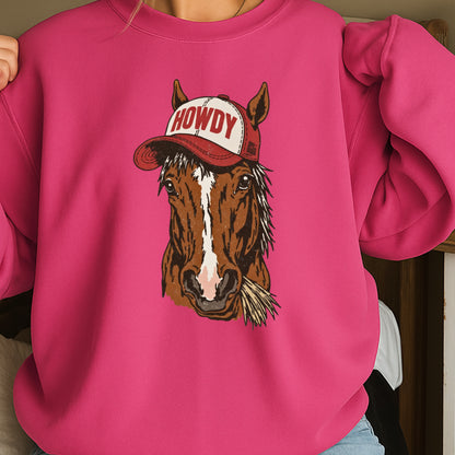 Howdy Horse Crewneck Sweatshirt