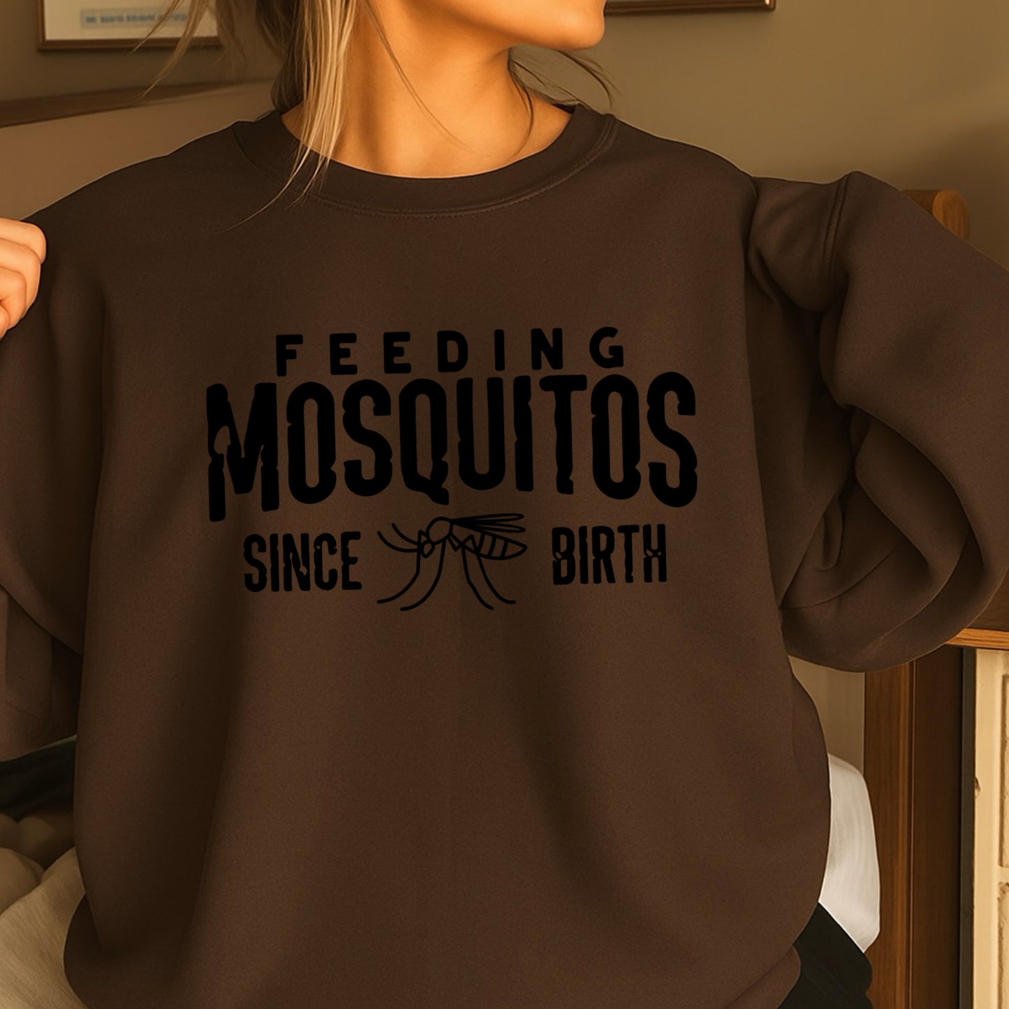 Feeding Mosquitoes Crewneck Sweatshirt