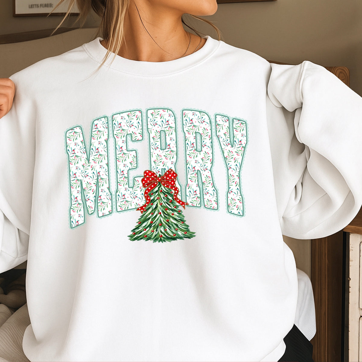 Merry Christmas Crewneck Sweatshirt
